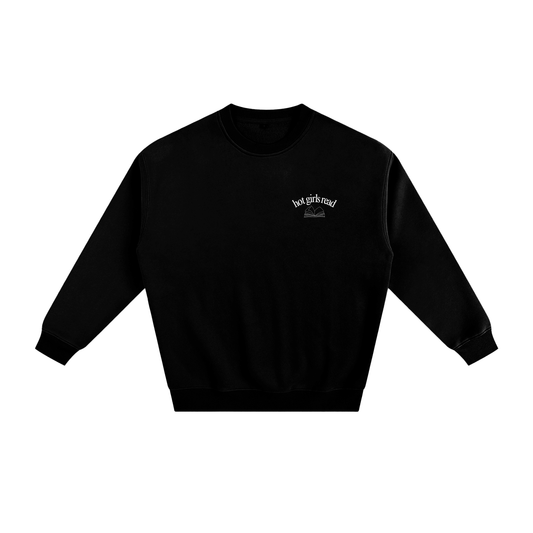 hot girls read crewneck sweatshirt